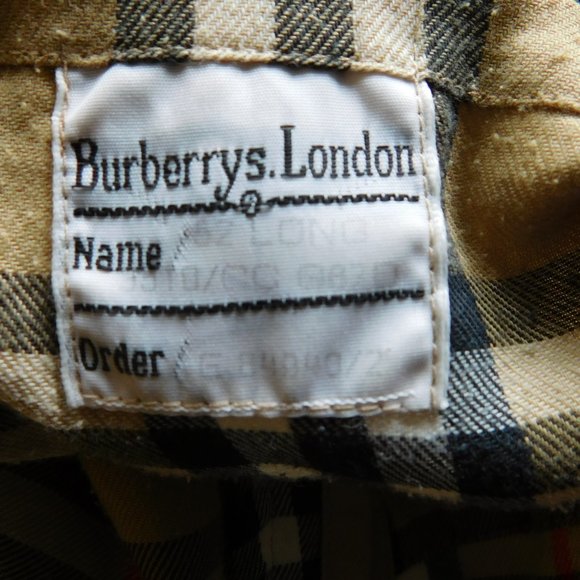 VINTAGE BURBERRY TAN NOVA CHECK TRENCH COAT XL - Picture 10 of 11